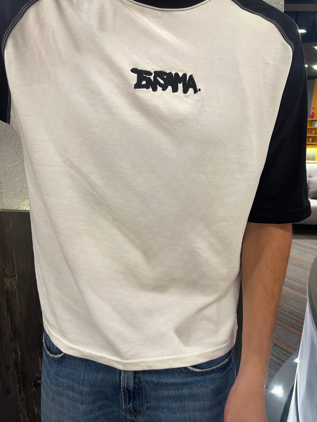 ENSAMA MonoBlock T-SHIRT [Black & Off White]