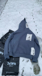 ENSAMA TICKET HOODIE [SLATE BLUE]