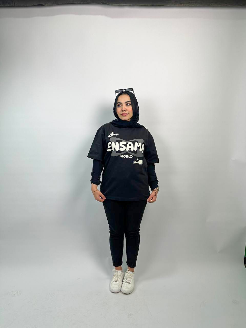 ENSAMA STARS T-SHIRT [BLACK]