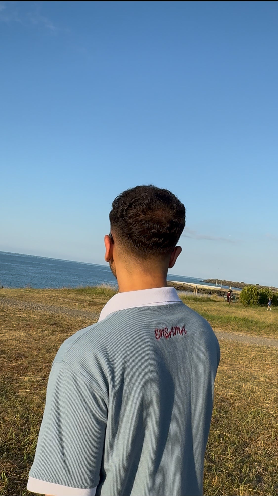 ENSAMA WAFFLE T-SHIRT [Baby Blue]