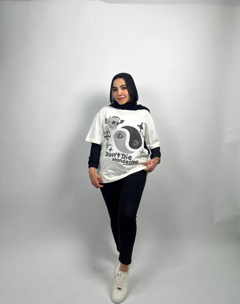 DO NOT DIE WONDERING T-SHIRT [WHITE]